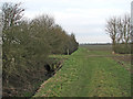 TL2751 : Crossing tracks near Hatley St George by John Sutton