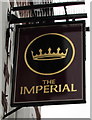 The Imperial pub name sign, Crewe