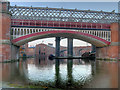SJ8397 : Bridgewater Canal, Castlefield Viaducts at Giant's Basin by David Dixon