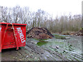 Waste Tip on edge of South Lancs Industrial Estate, Bryn