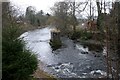 Remains of former railway bridge, Huntingtowerfield