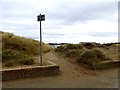 This path from the prom goes to Blundellsands rail station