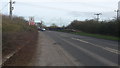 Road crossing the railway