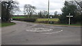 Mini roundabout at Stoke Golding