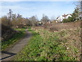 Footpath alongside the site of the former Merton Park station