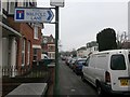 Boscombe: the sign for Walpole Lane