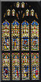 TF6120 : Stained glass window, St Nicholas' Chapel, King's Lynn by Julian P Guffogg