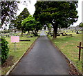 Road through Maesteg Cemetery, Maesteg