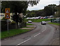 Warning signs facing Blenheim Road, St Dials, Cwmbran