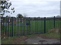 Entrance gate, Sketchley Hill Primary School 