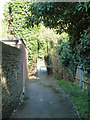 Footpath from  Kingwell Road to Cockfosters Road, Hadley Wood