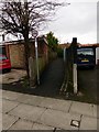 This alleyway is shown as a footpath on 1907 O.S. map