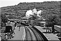 View from the bridge at Winchcombe Station