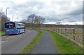 Bus on Astill Lodge Road, Leicester