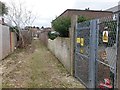 Pokesdown: substation on footpath J12