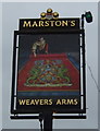 Sign for the Weavers Arms, Hinckley