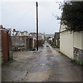 A back lane in Porthcawl