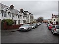 East along Gordon Road, Porthcawl