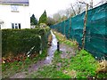 Footpath at the end of Hurst Road