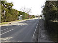 Fox Hill with bus stop at "Fox and Hounds" PH