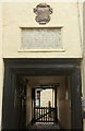 SS5533 : Entrance to Horwood's Almshouses, Barnstaple by Derek Harper
