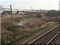 View from a Cardiff-Swansea train - Kenfig Industrial Estate