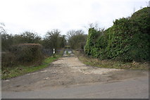 SP2607 : Farm access track from minor road running south from Shilton by Roger Templeman