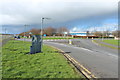 Roundabout at Station Road and Dow Avenue