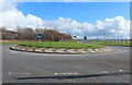 Roundabout on Station Road, Monkton