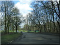 Heaton Park entrance road south of the reservoir