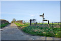 ST7853 : Crossroads by Sleight Farm by Robin Webster