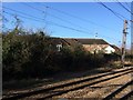 View from a Peterborough-London train - Housing near Potters Bar station