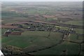 Willoughby, Dam Close and disused railway: aerial 2017