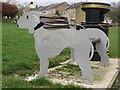 Bedlington Terrier bench, Bedlington