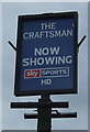 Sign for the Craftsman public house, Coventry