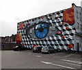 Eye-catching side wall of 141 Goldsmith Avenue, Portsmouth