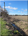 Drainage ditch on Sandy Lane, Mawdesley