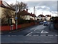 Junction of Cornmeadow Lane with Ombersely Road