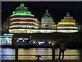 The Sage at night, from Newcastle Quayside