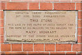 SP3265 : Foundation Stone, former Urquhart Hall by Ian Capper
