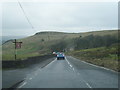 B6197 Grains Road descending to Delph