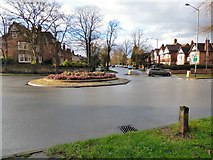 SP3166 : Northumberland Road roundabout by Gerald England