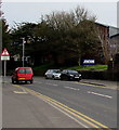 Warning sign - Road ahead liable to flooding, Wallbridge, Frome