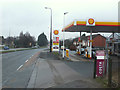 Shell Service Station on the A49 Warrington Road at Marus Bridge