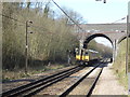 A train leaves Gordon Hill station