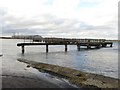 NZ3082 : Wooden jetty at Port of Blyth by Graham Robson