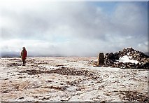 NO1676 : Trig point and cairn on Glas Maol by Alan Reid