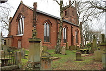 NS4927 : Mauchline Parish Church and Graveyard by Billy McCrorie
