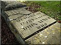 Part of an old gravestone