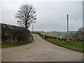 Public footpath to Sparket Mill and Hutton